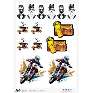 DTF UV format A4 (pour objet pub)